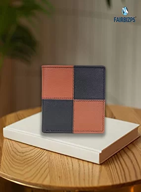 FAIRO Leather Wallets for Men Top Grain Leather, 5 Card Slots & 2 Compartments, Bi Fold Wallets…