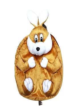 PALAK SAXENA Bunny Bag for Kids School Bag – Cute Lightweight Backpack (Light Brown)