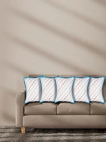PALAK SAXENA Gujrati Style Decorative Embroidery Cushion Covers Single-Sided