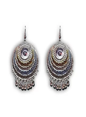 Timeless Beauty Traditional Oxidized Necklace Set – Stylish Ethnic jewellery for Women (casual)