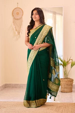 Soft Lilan Cotton Slab Weaving Saree with Rich Weaving Blouse | Lightweight & Elegant