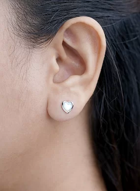 Heart Stud Earrings