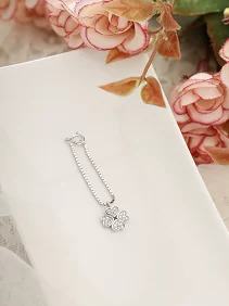 Clover Heart Watch Charm